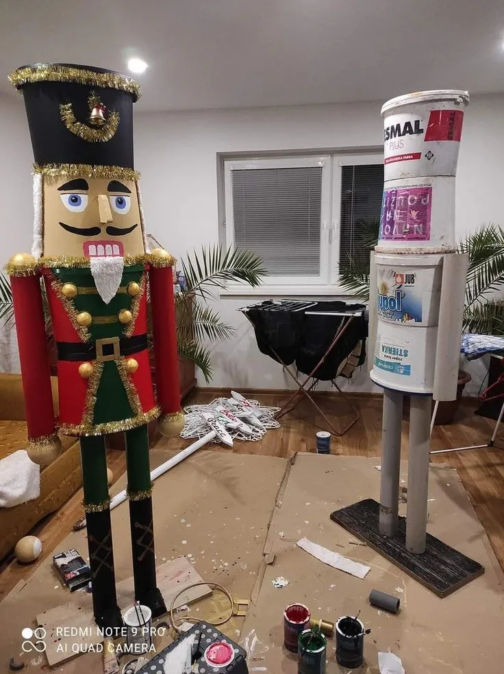 Nutcracker Using Paint Buckets