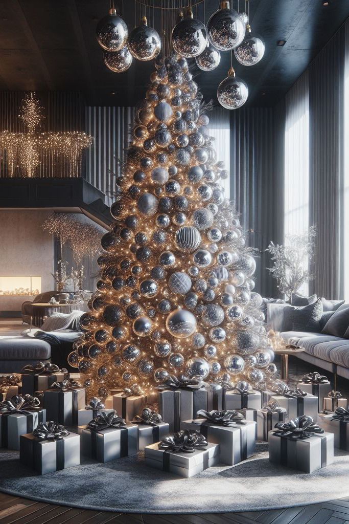  Chic and Modern Christmas Living Room Ideas to Transform Your Home This Holiday Season